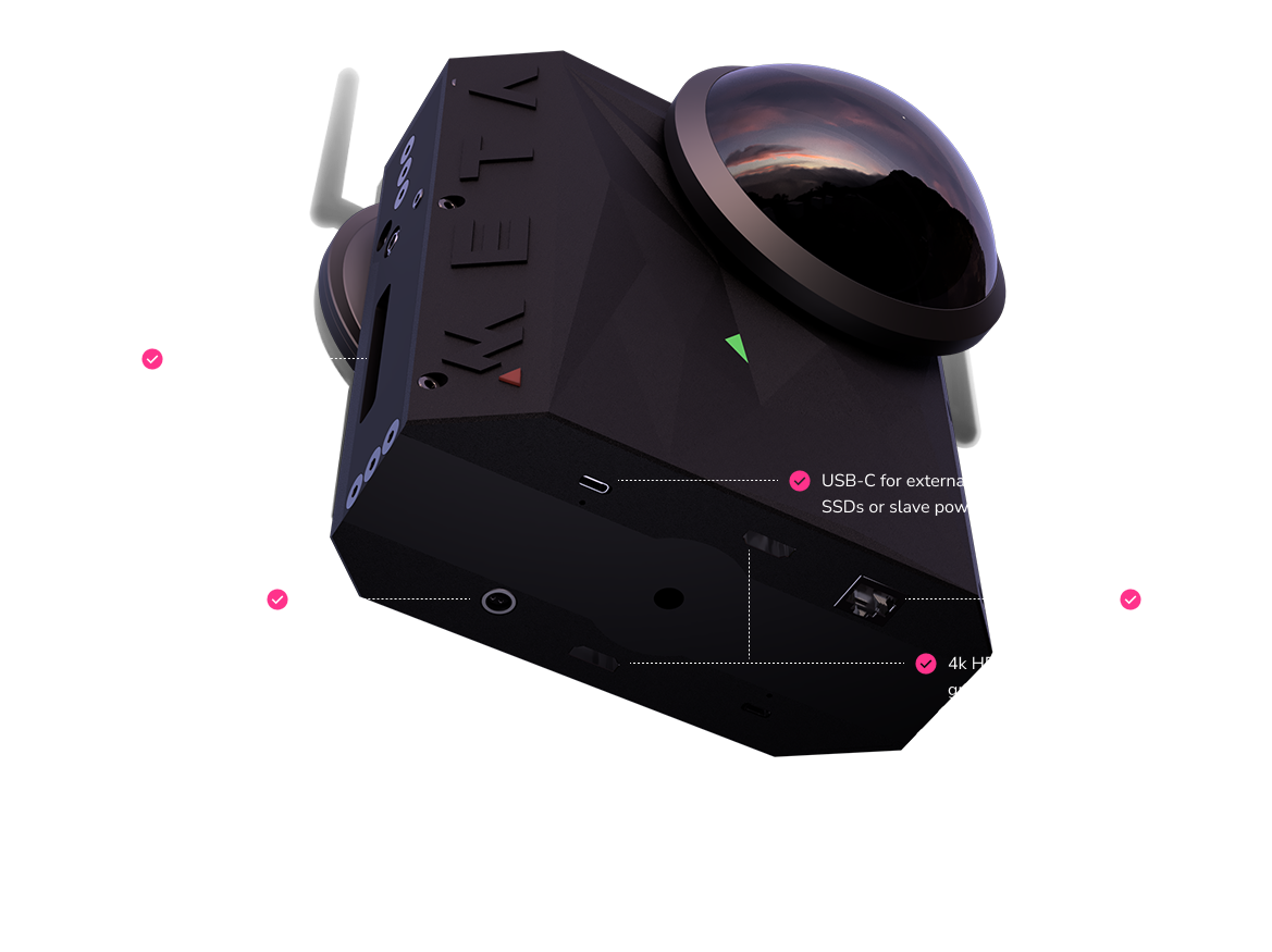 Meta One Camera Details